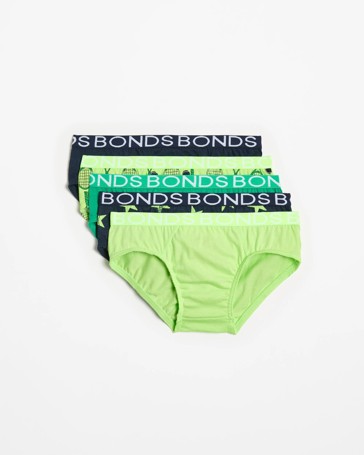 Older Boys Briefs 5 Pack - Bonds