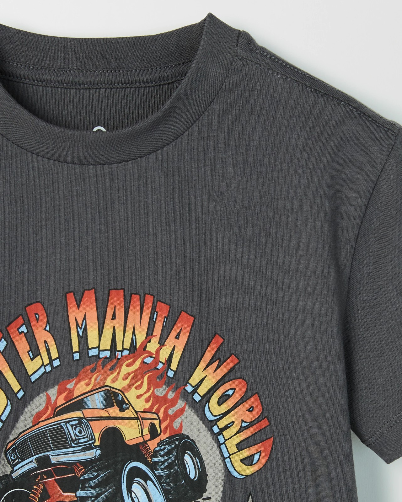Australian Cotton Short Sleeve T-Shirt - Charcoal 6 of 6