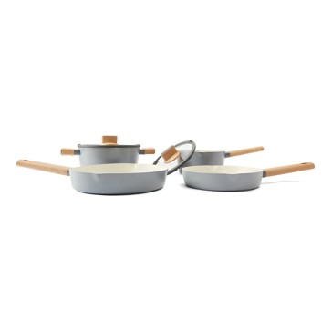 Wood Look Cookware Set, 4 Piece - Anko