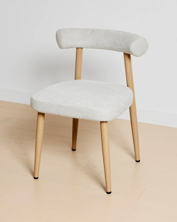 Anko Henry Upholstered Dining Chair - Grey