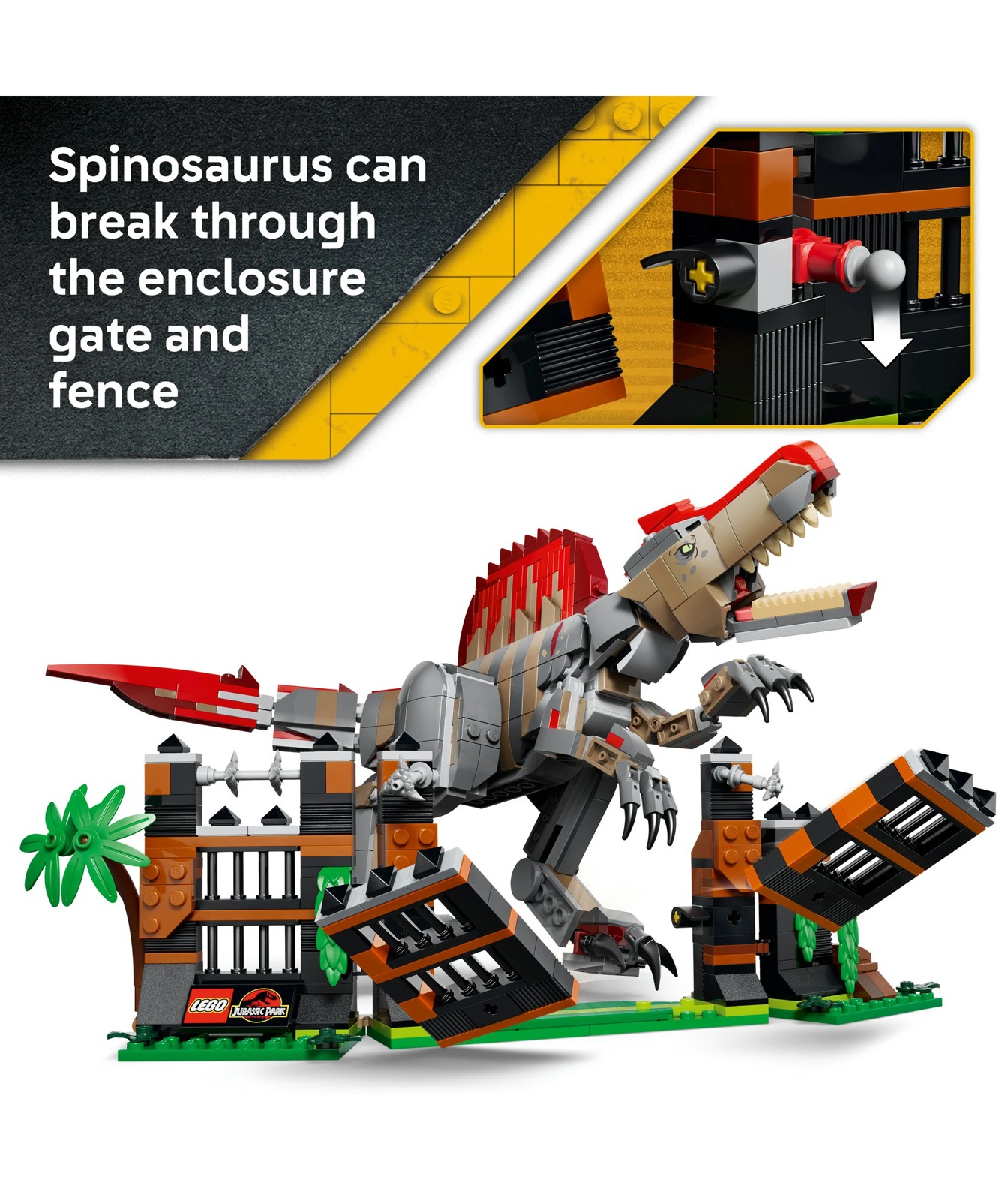 LEGO® Jurassic World Spinosaurus Dinosaur Escape 77982 3 of 5
