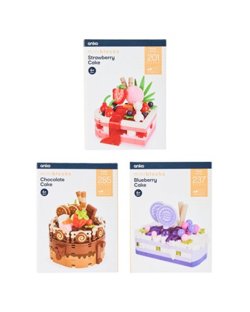 Mini Blocks Food Series: Cake - Assorted
