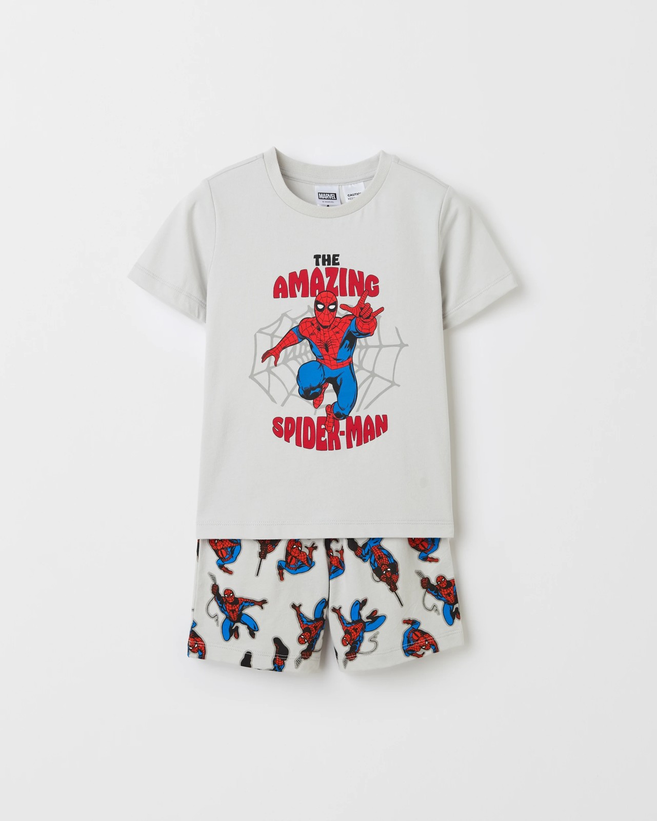 Licensed Marvel Spider-Man Australian Cotton Younger Boys Pyjama Set 2 of 4
