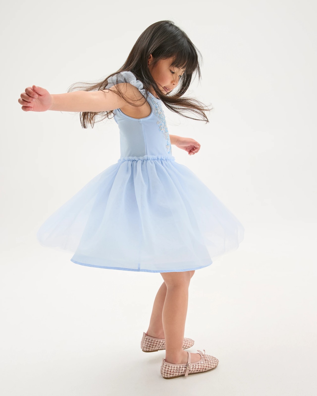 Occasion Princess Sequin Tulle Dress 2 of 5