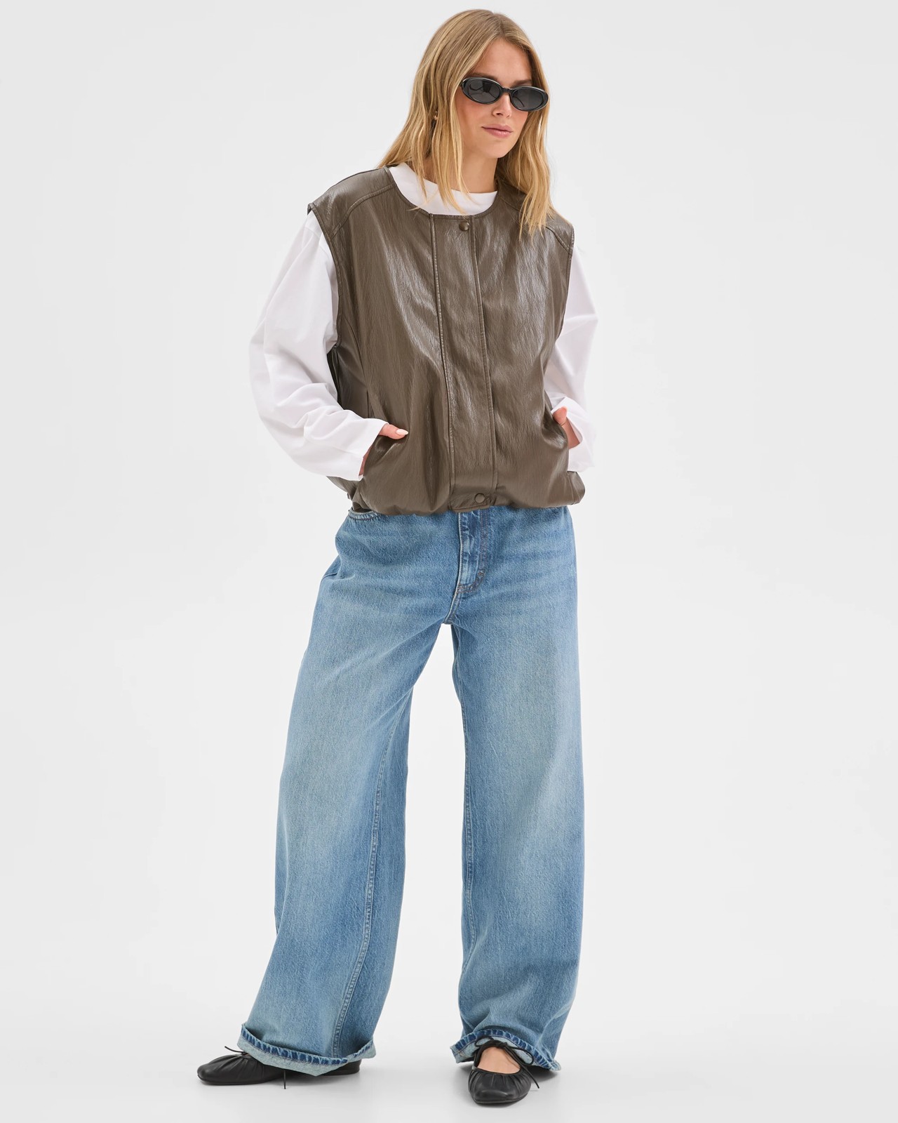 Lily Loves PU Vest 2 of 5