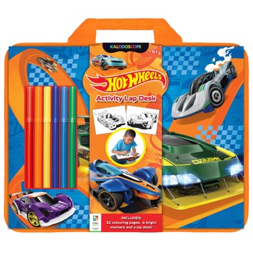 Kaleidoscope Hot Wheels Activity Lap Desk - Book