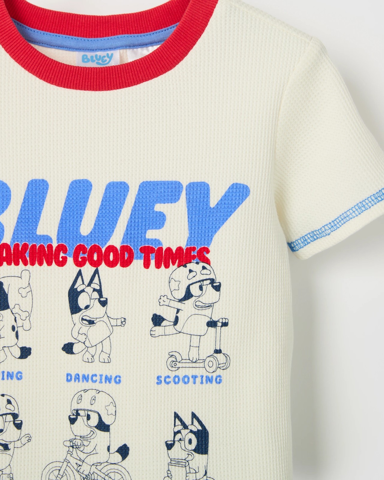 Bluey Australian Cotton Younger Boys Elevated Knit Pyjama Set 2 of 4