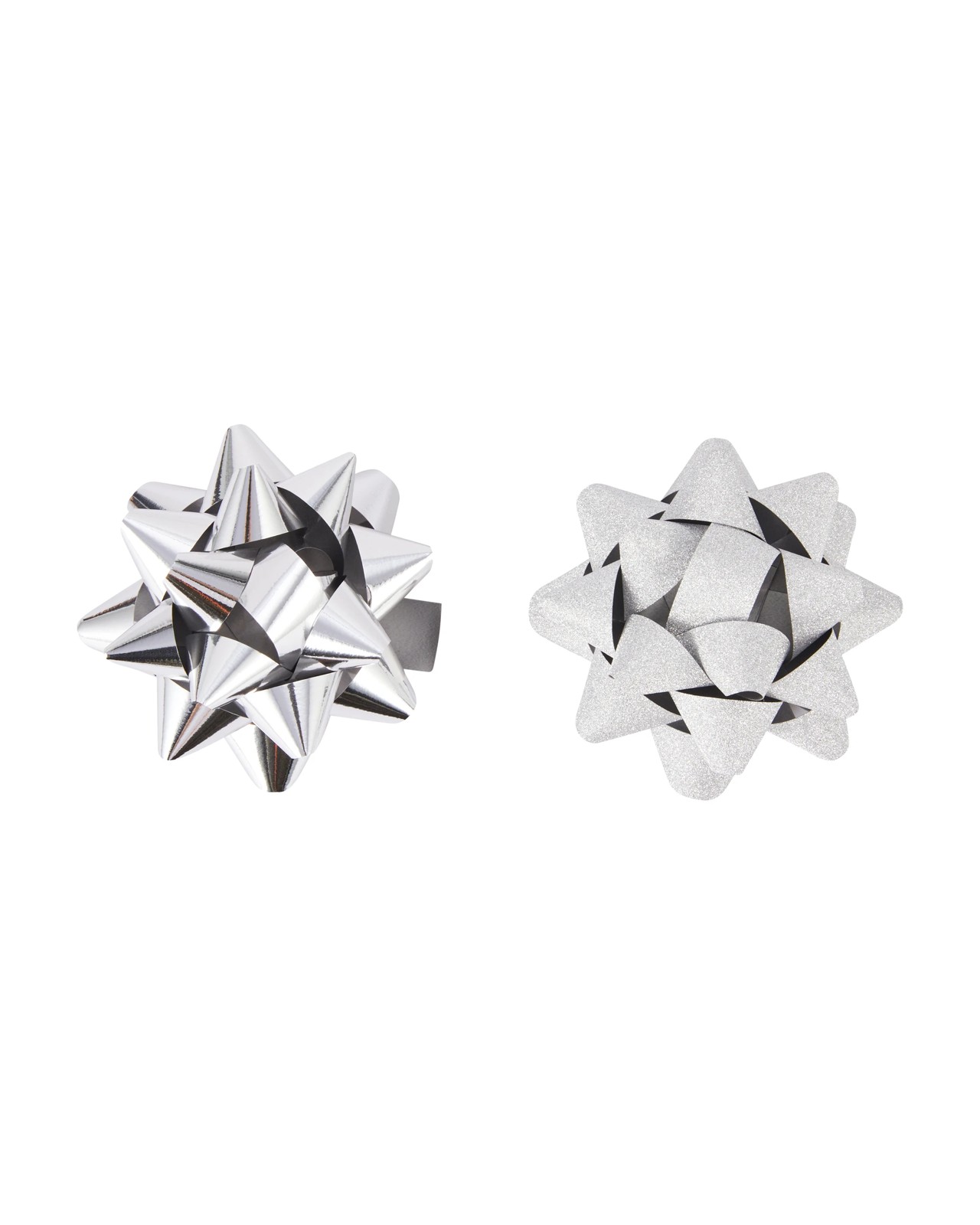 2 Piece Gift Bows, Silver Look - Anko 2 of 3