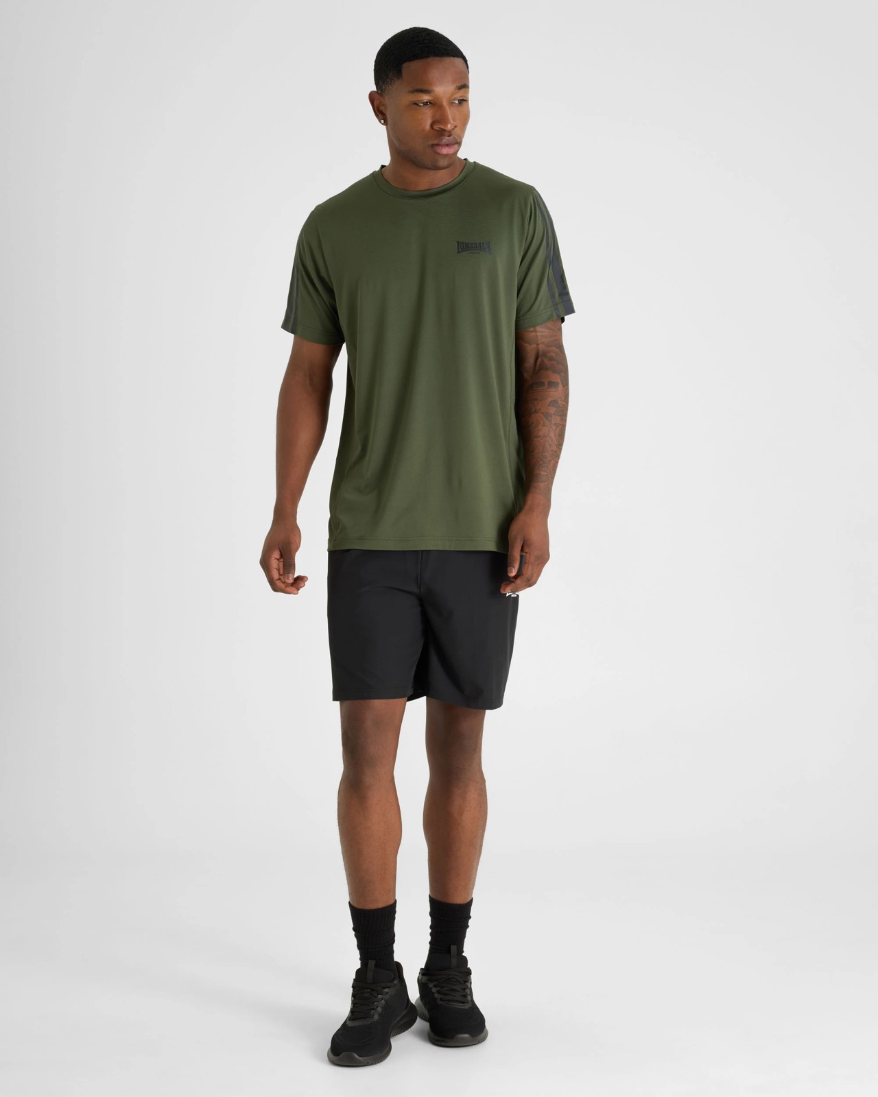 Lonsdale London Active T-Shirt - Olive 5 of 5