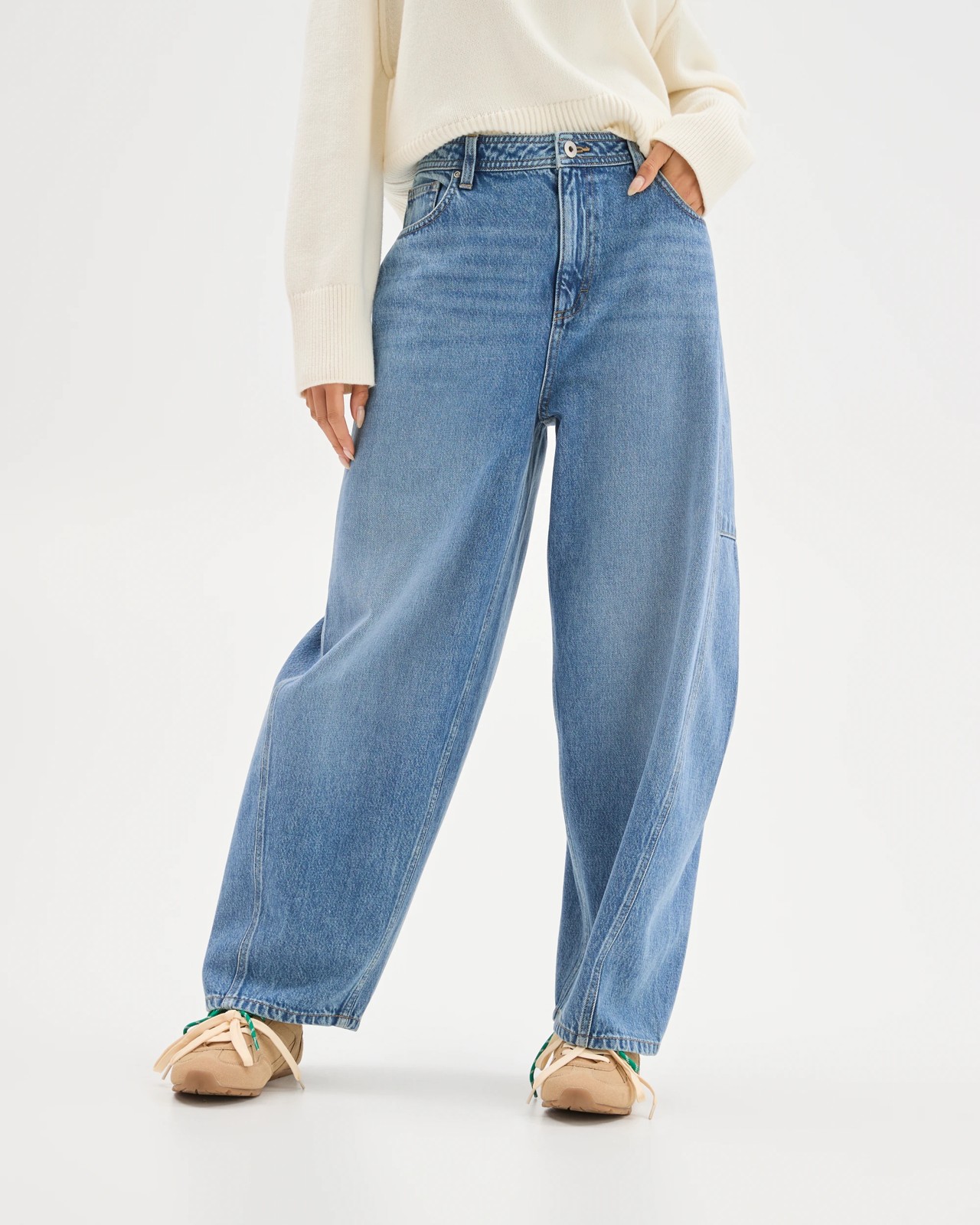 Lily Loves Australian Cotton Blend Horseshoe Leg Denim Jeans 4 of 6