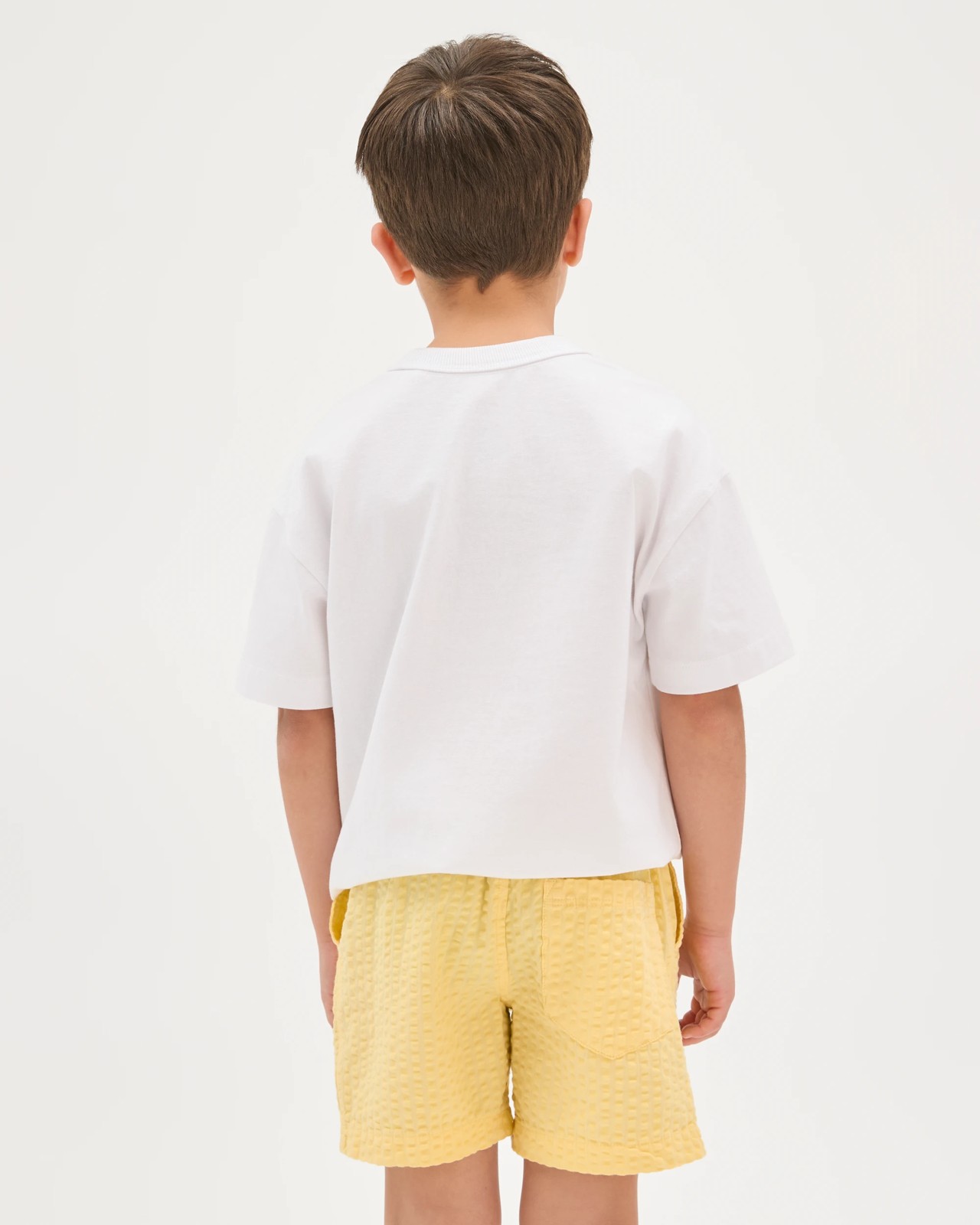 Australian Cotton Seersucker Volley Shorts - Sunlight 5 of 5