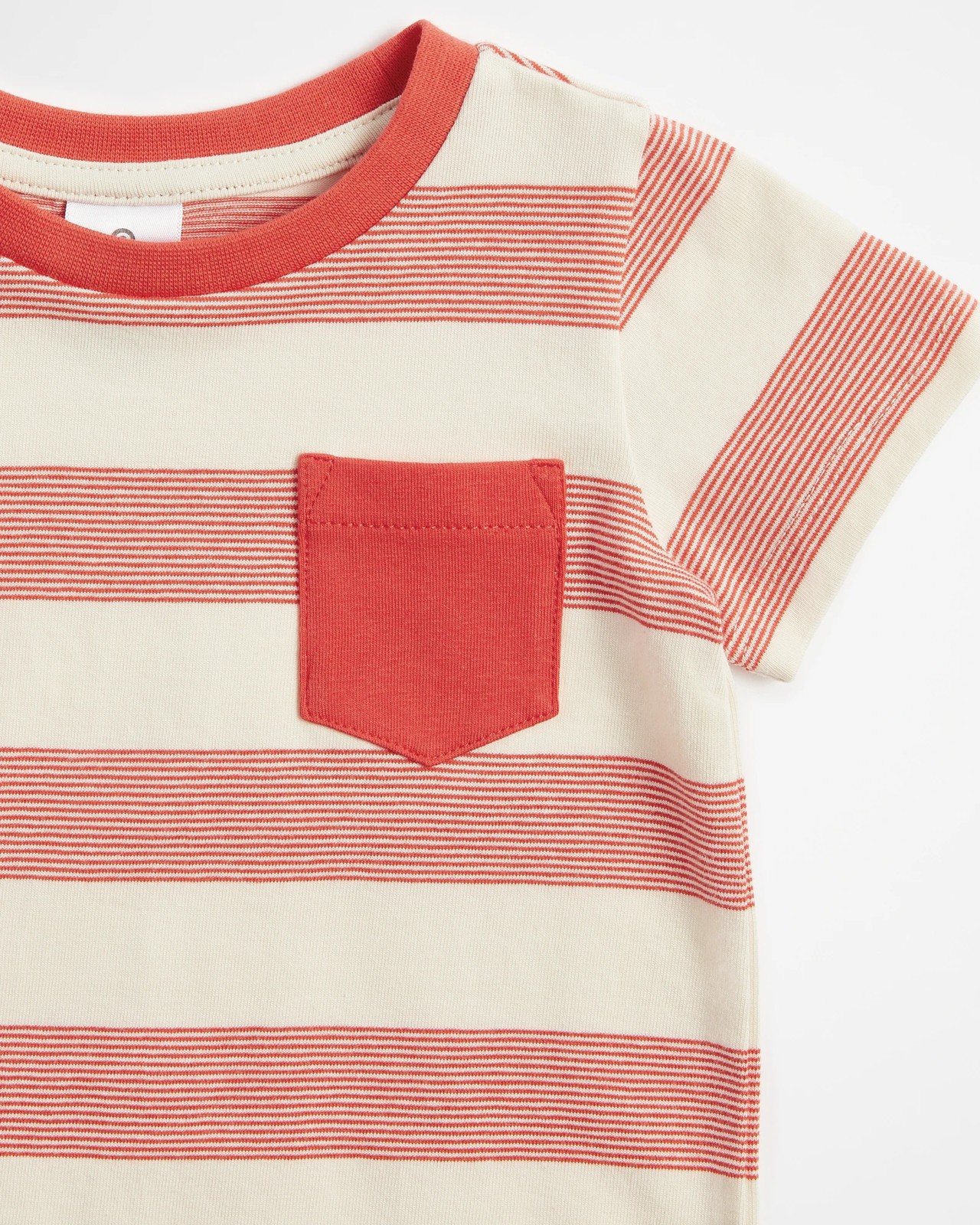 Baby Organic Cotton Striped T-shirt 2 of 3