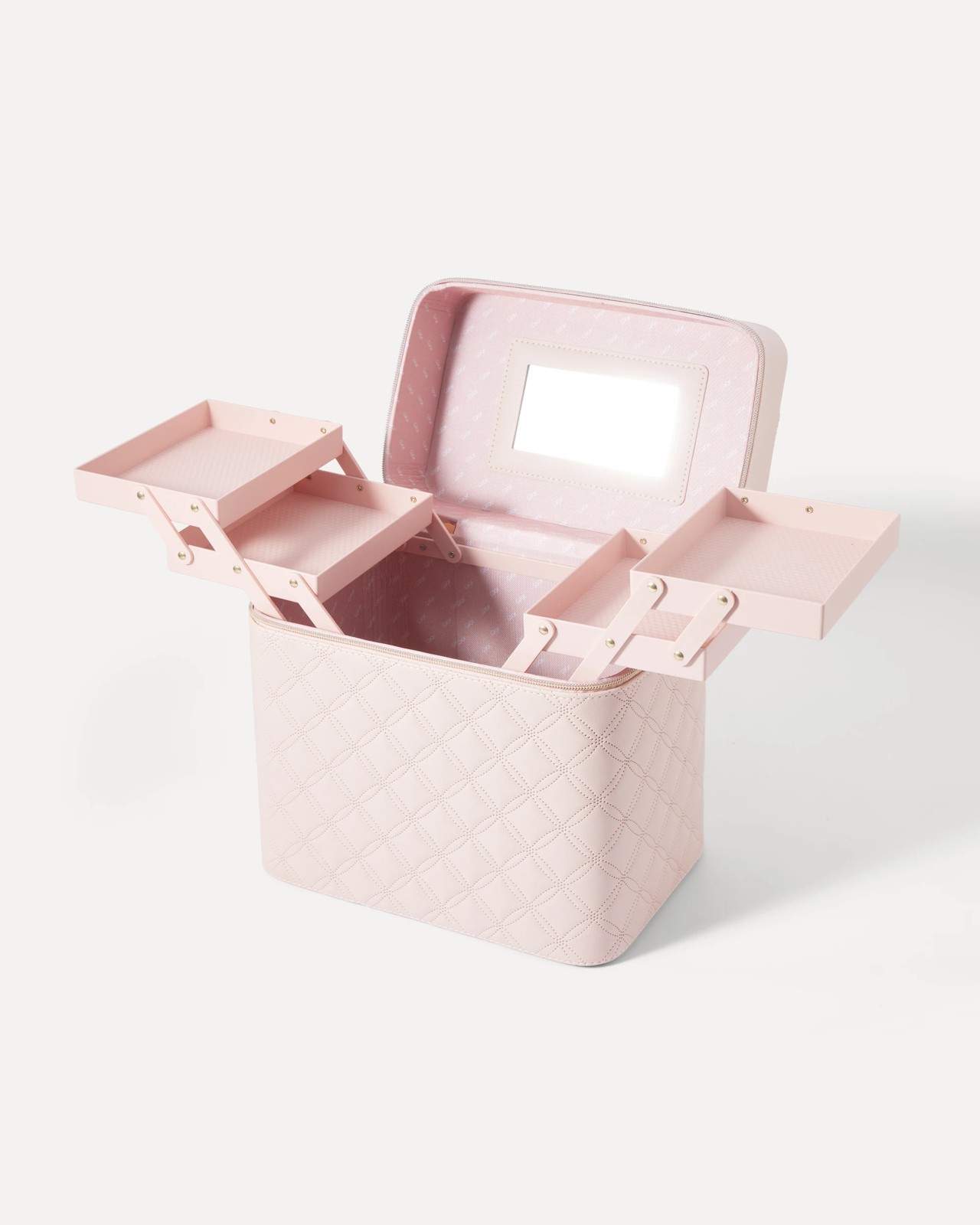OXX Beauty Quilted Beauty Case - Pink 3 of 6