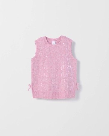 Knit Sequin Vest
