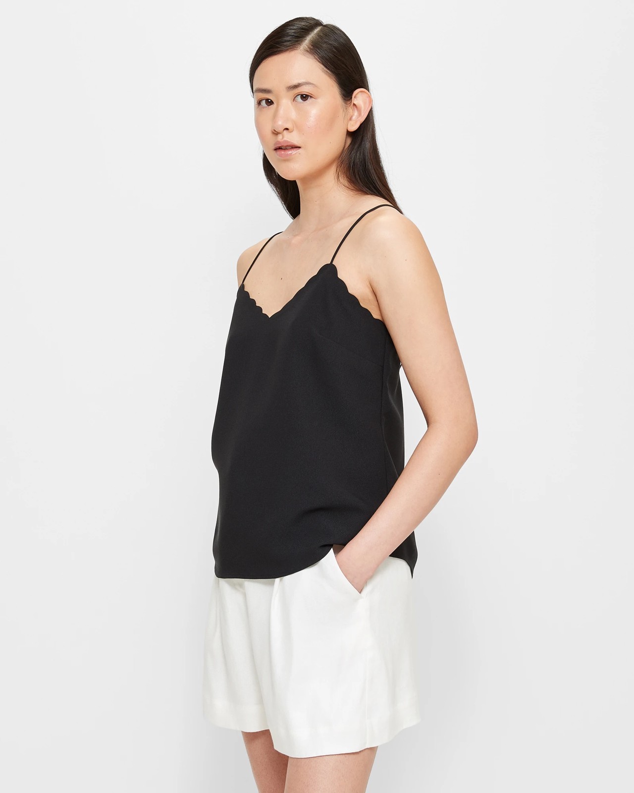 Scallopped V-Neck Cami - Preview | Target Australia