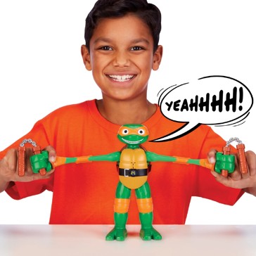 TMNT Animation Stretch & Shout Figures