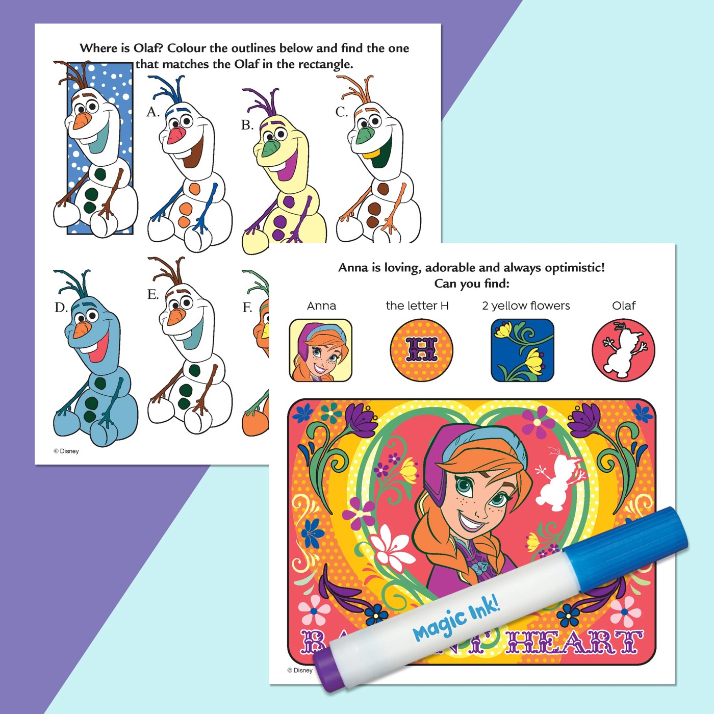 INKredibles Disney Frozen Magic Ink Pictures! - Book 4 of 5