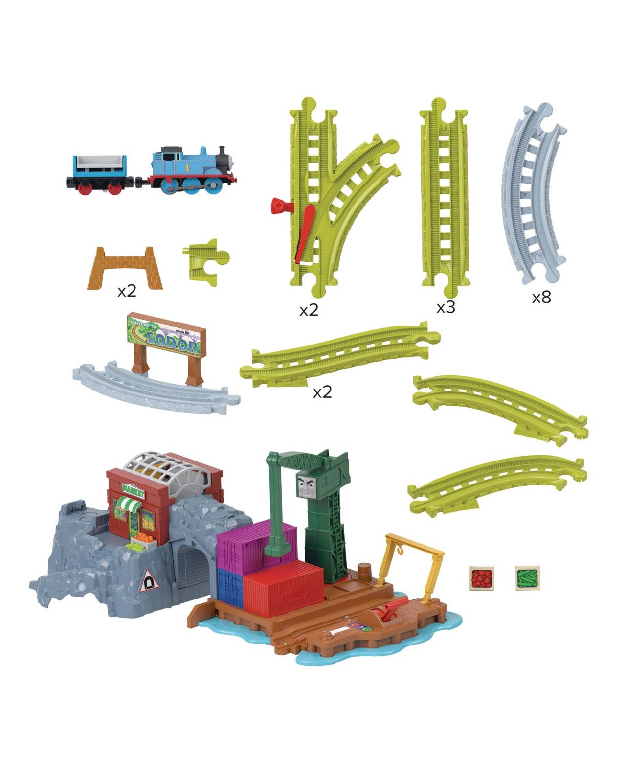 Thomas & Friends Cranky’s Dockside Delivery Train Set 5 of 5