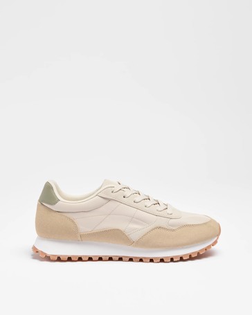 Mens Nylon Wedge Retro Sneaker - Cambridge