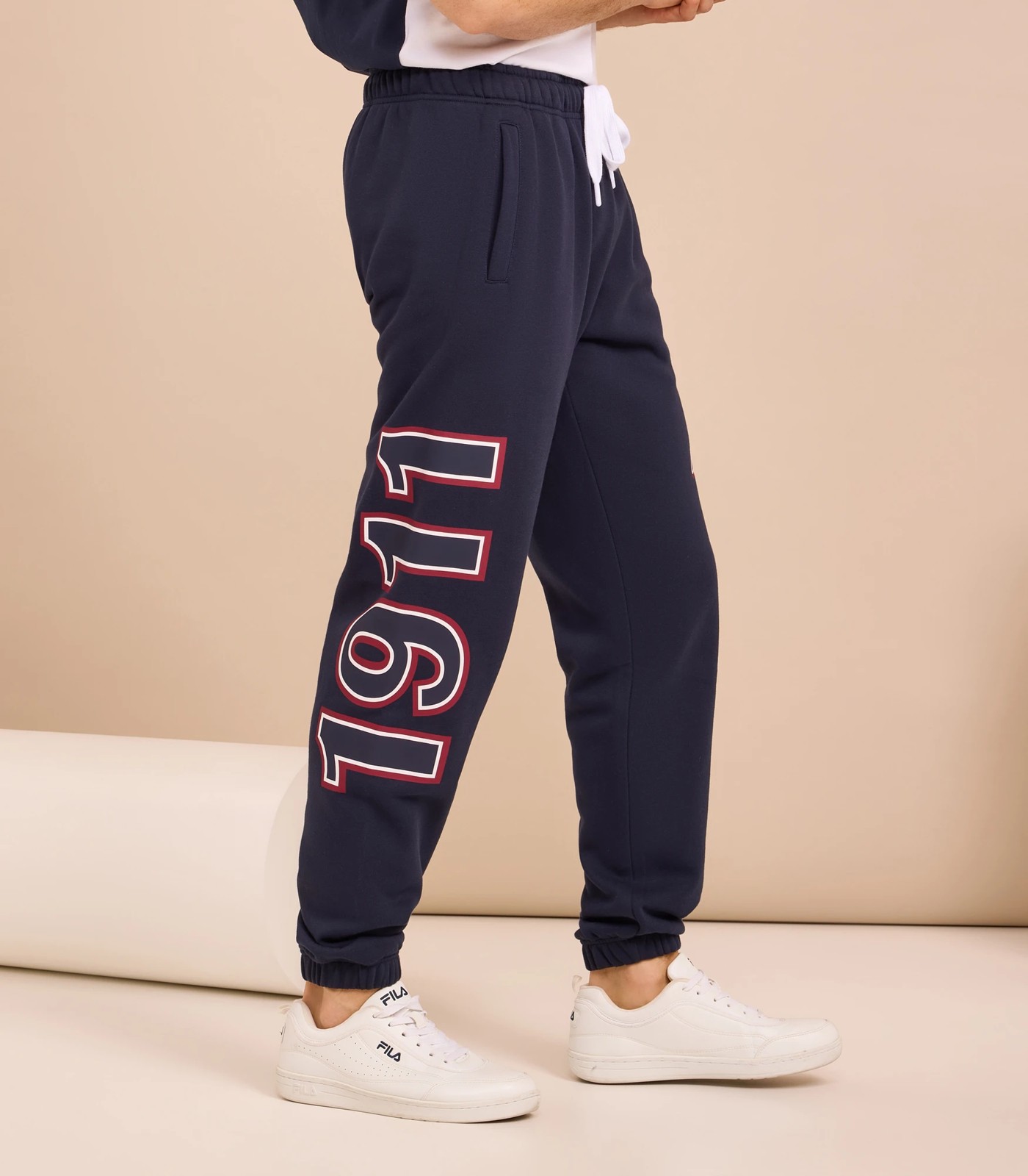 Fila Unisex UC2.Zero Brushed Fleece Pants / Trackpants / Tracksuit Pants -  Sandstorm