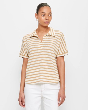 Knit Polo Top