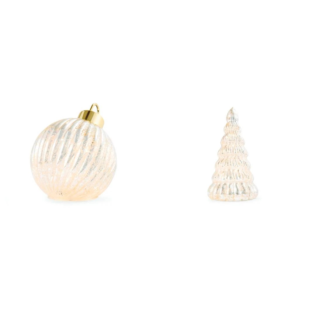 Anko Battery Operated LED Light Up Mercury Look Decoration - Assorted 2 of 6