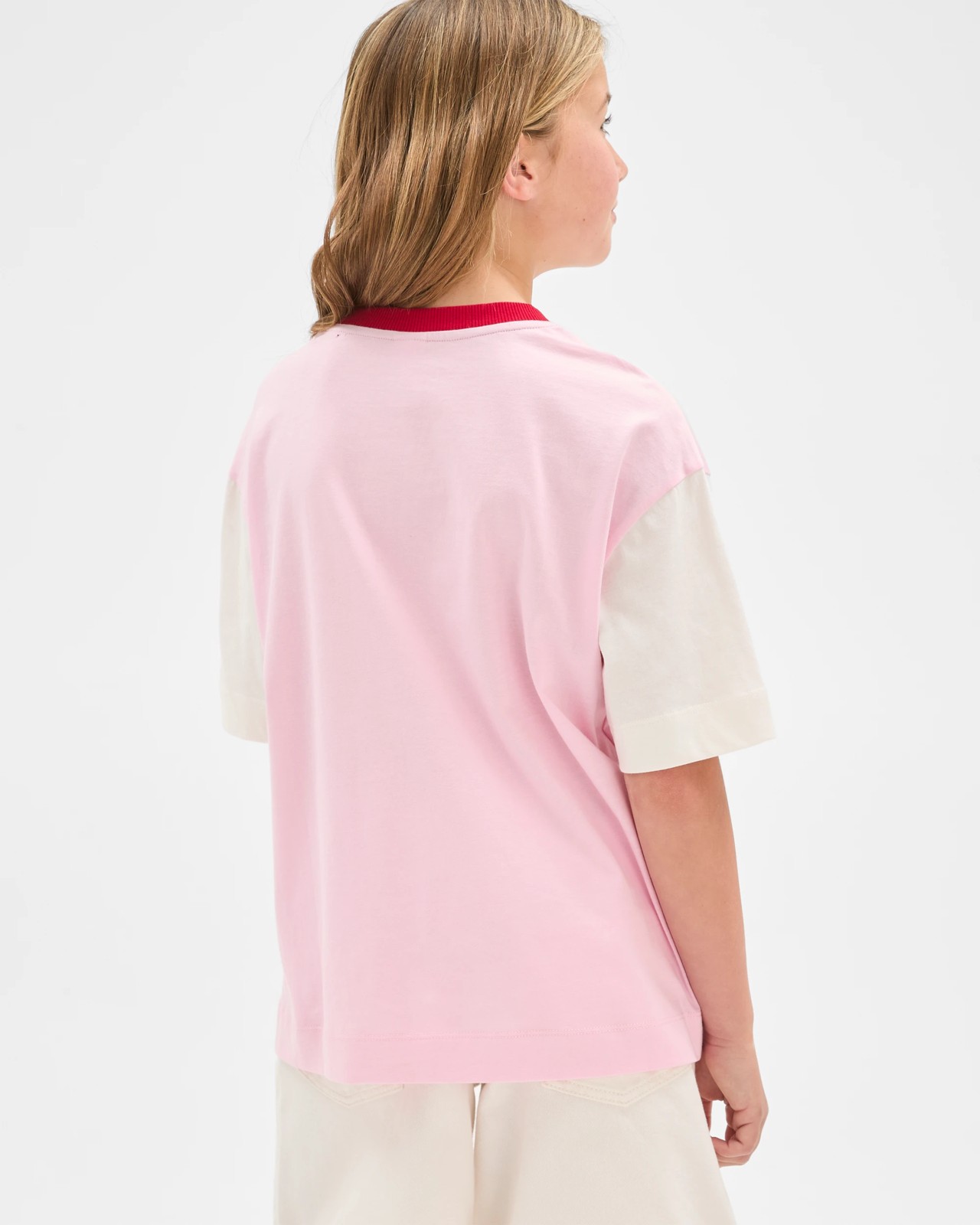 Australian Cotton Oversized T-Shirt - Pink New York 5 of 5
