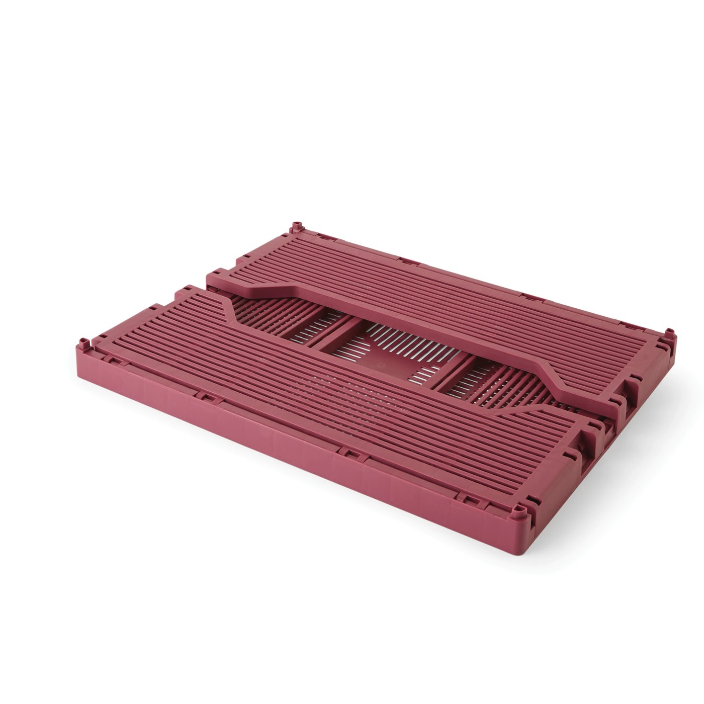 Anko 13L Linear Collapsible Crate - Medium - Burgundy 5 of 5