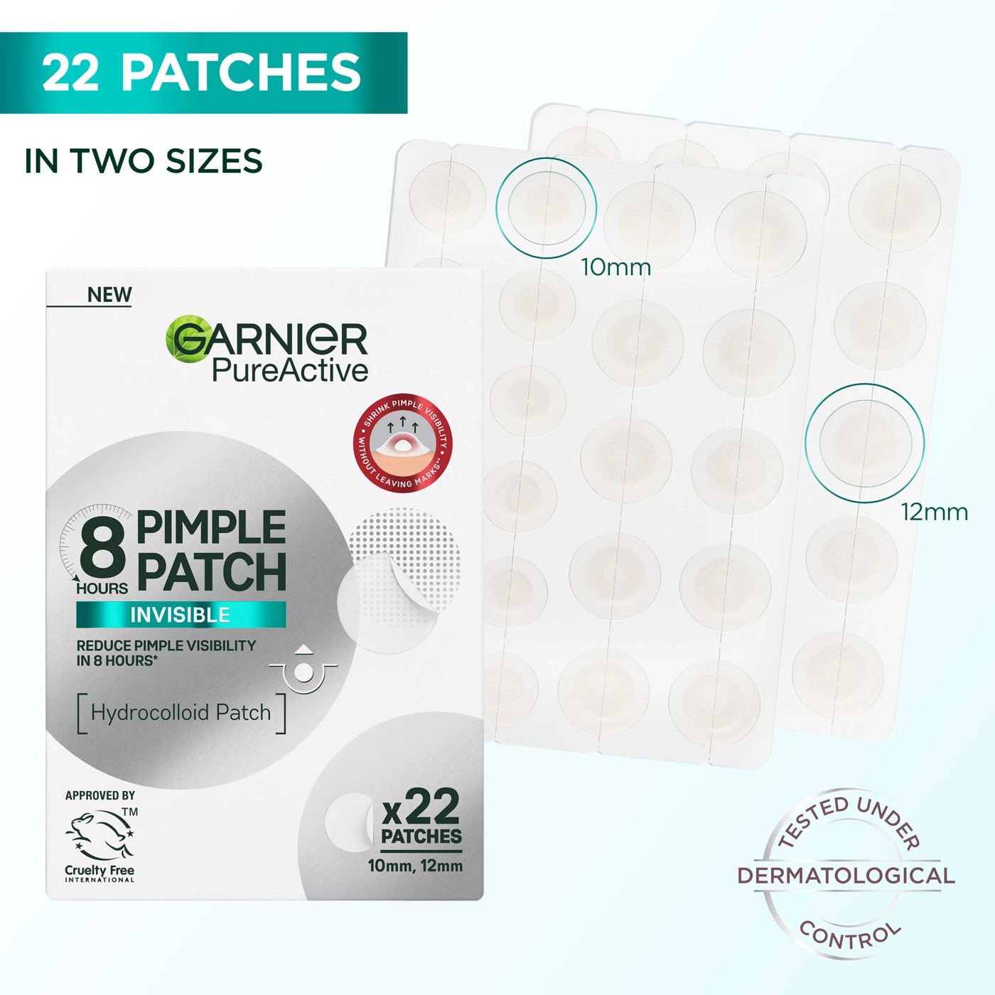 Garnier PureActive 22 Pack 8 Hour Invisible Pimple Patch - Hydrocolloid 5 of 5