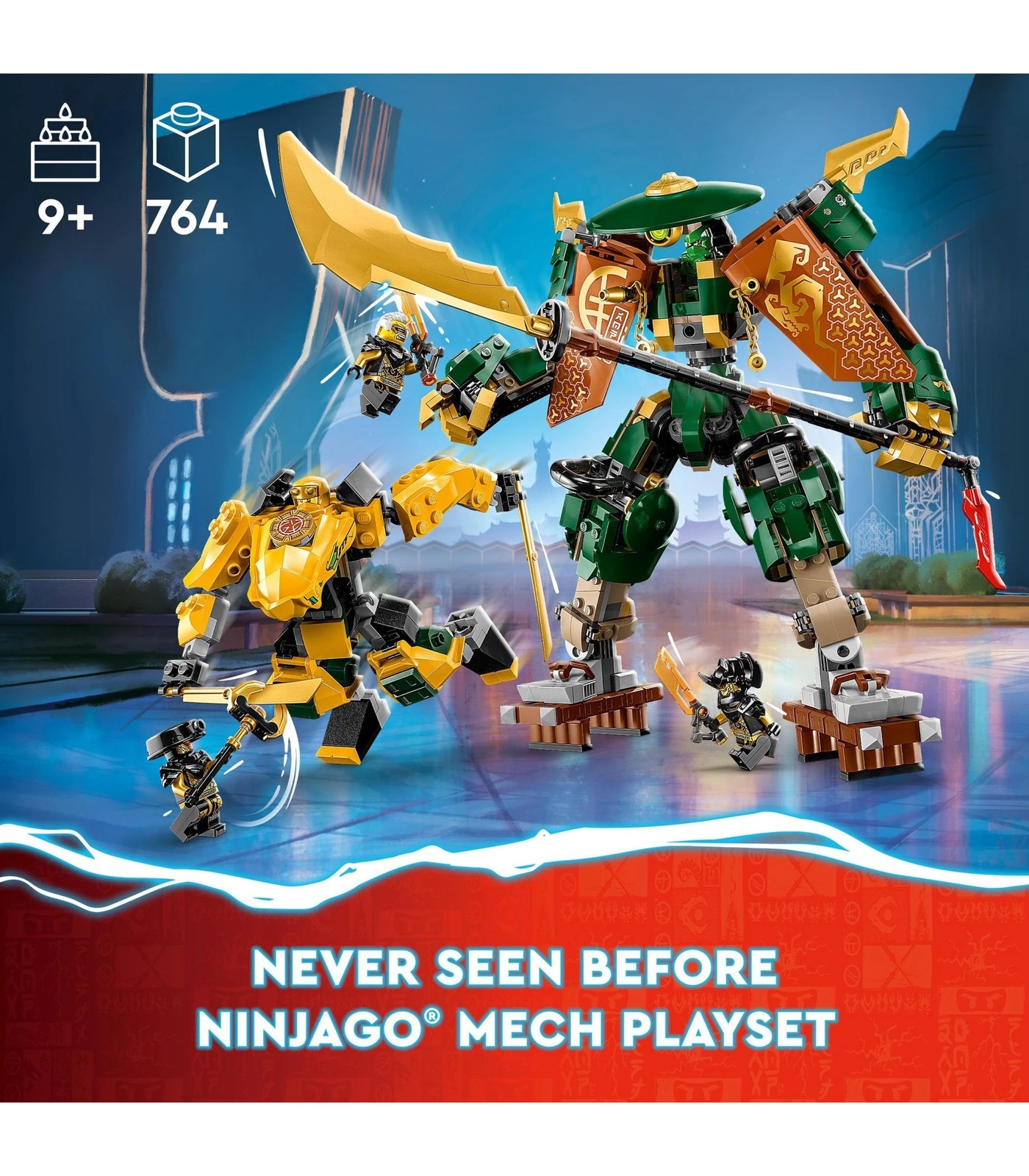 LEGO® NINJAGO Lloyd and Arin’s Ninja Team Mechs 71794 | Target Australia