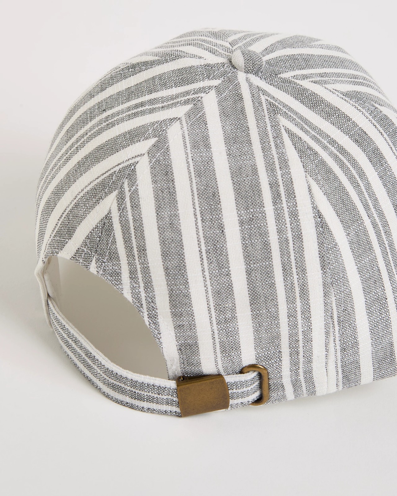 Textured Stripe Cap - Black 3 of 3