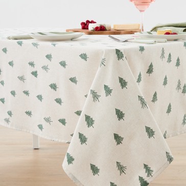Natural Trees Tablecloth - Anko