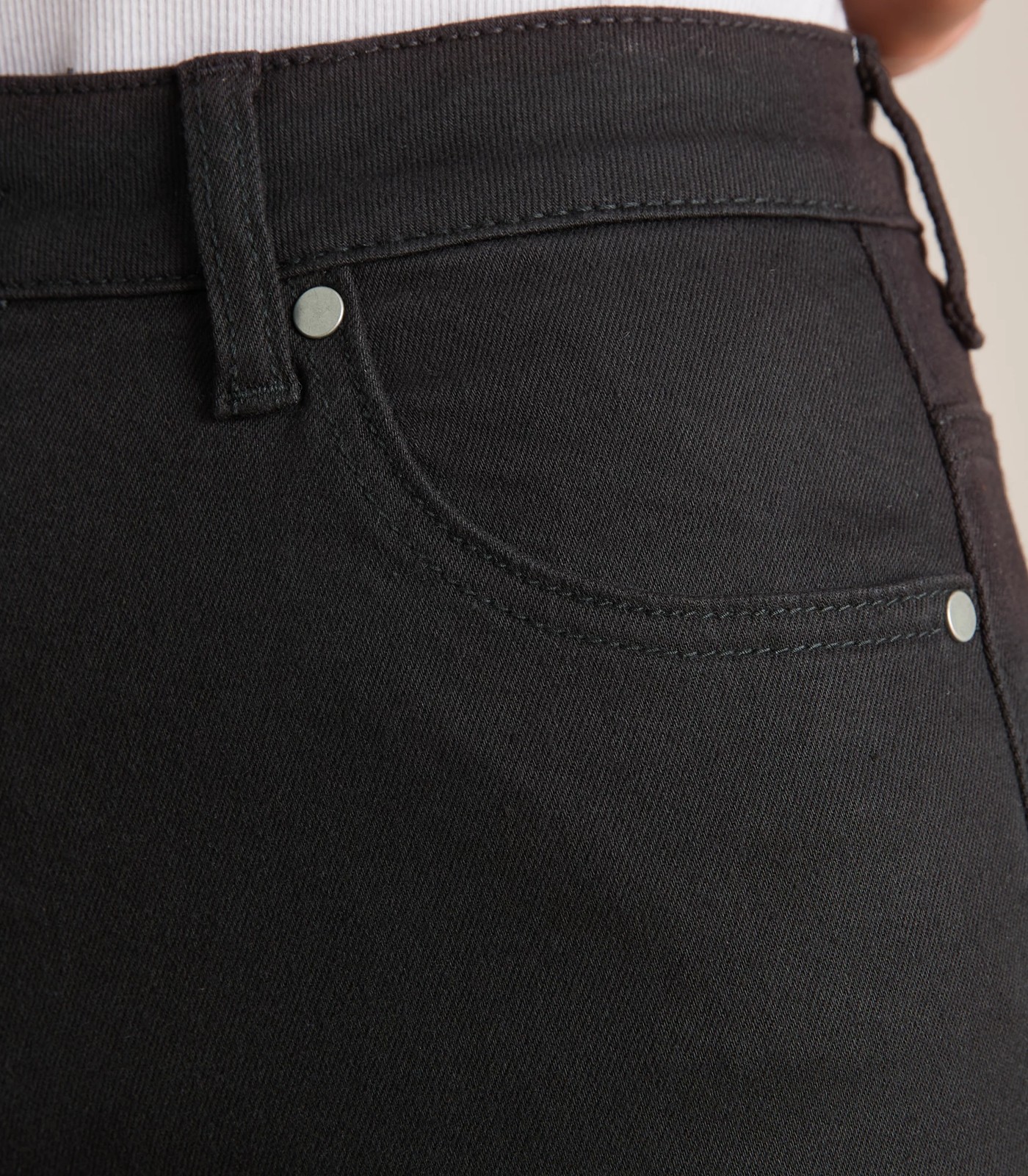 Alexa Straight High Rise Full Length Denim Jeans - Stay Black | Target ...