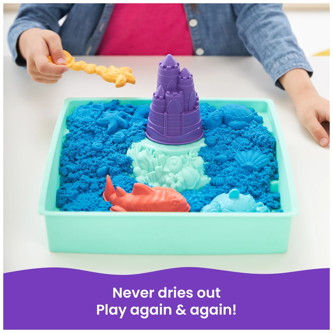 Kinetic Sand Sandbox Set 6 of 6