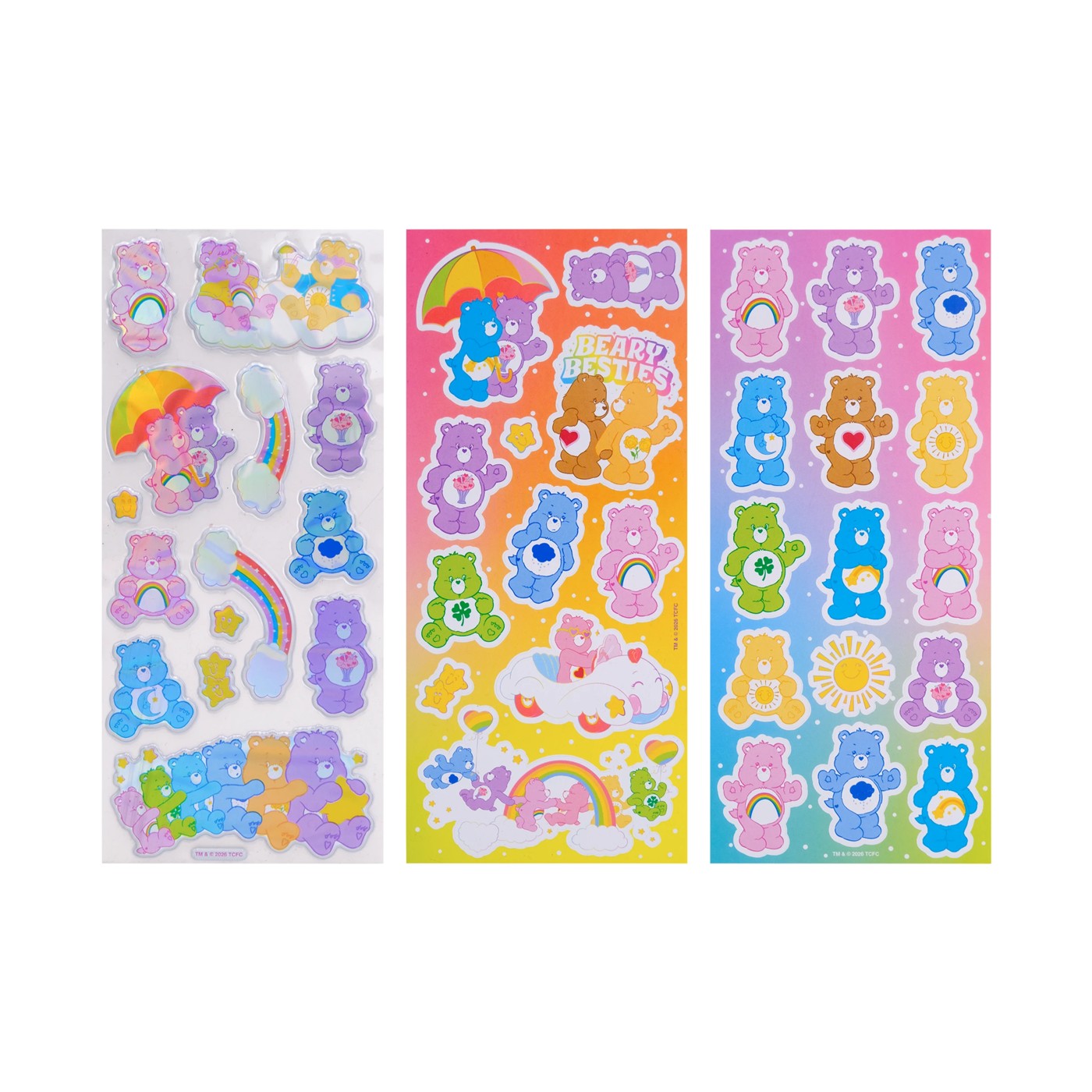 Care Bears Puffy Stickers 3-Pack 2 of 2