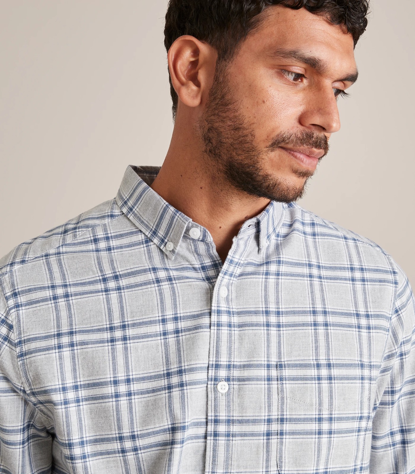 Long Sleeve Brushed Check Shirt 3 of 6