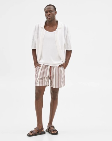 Australian Cotton Textured Shorts - Commons