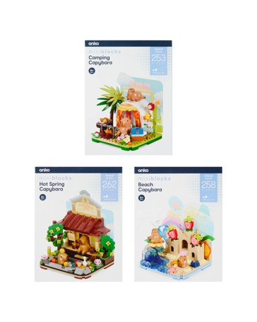 Mini Blocks Animal Series: Capybara - Assorted