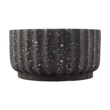 Caramel & Vanilla Black Terrazzo Wave Candle - Anko
