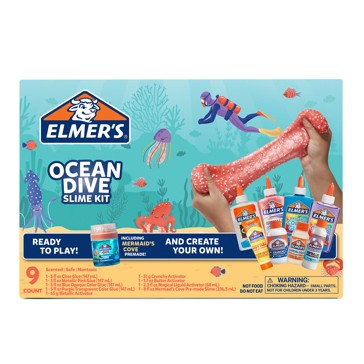Elmer's 9 Piece Ocean Dive Slime Kit