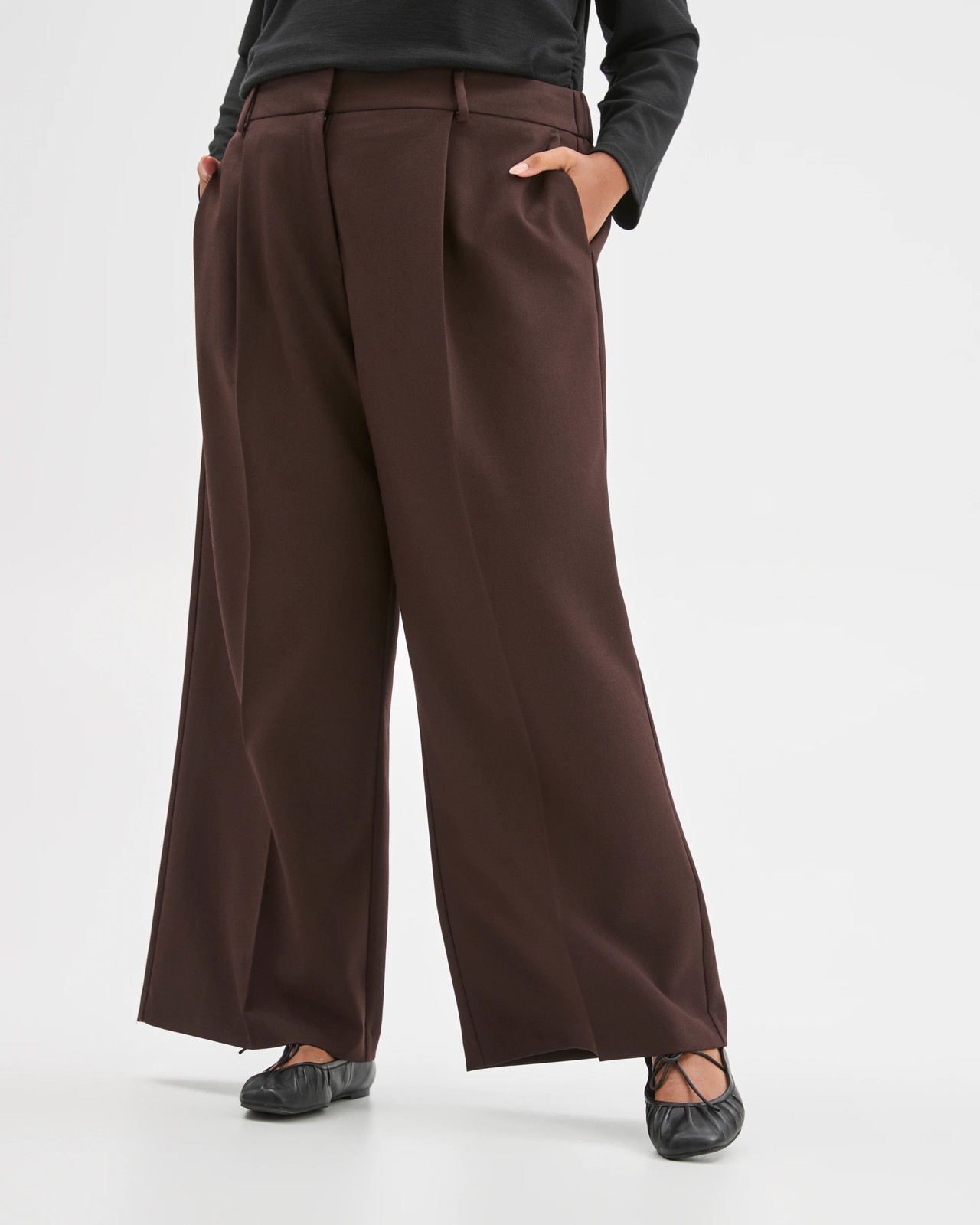 Plus Size Wide Leg Pants 2 of 6
