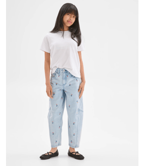 Barrel Leg Denim Jeans