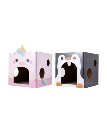 Anko Cat Cardboard House - Assorted