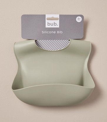 bub. Baby Silicone Bibs