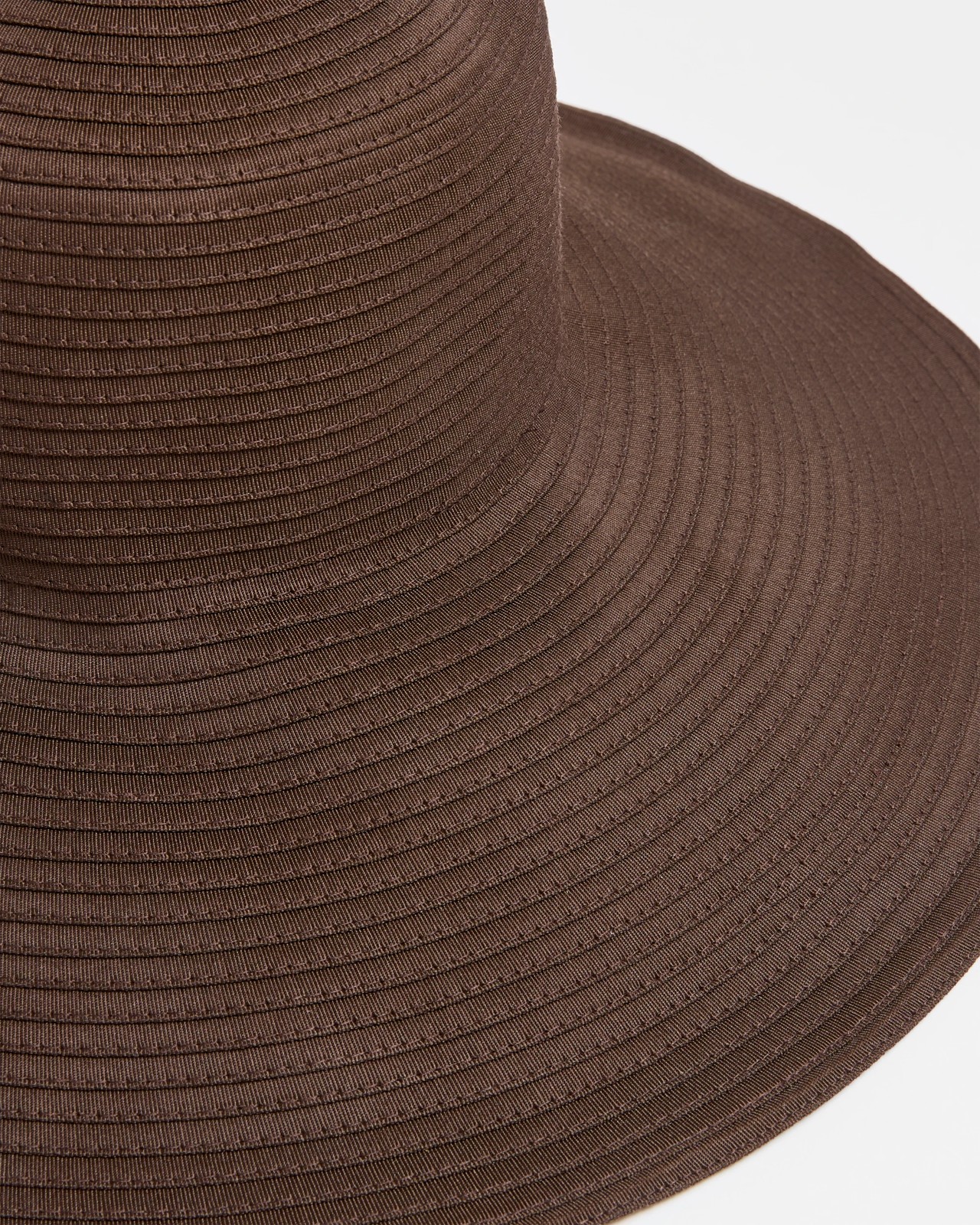 Packable Wide Brim UPF 50+ Sun Hat - Chocolate 2 of 3