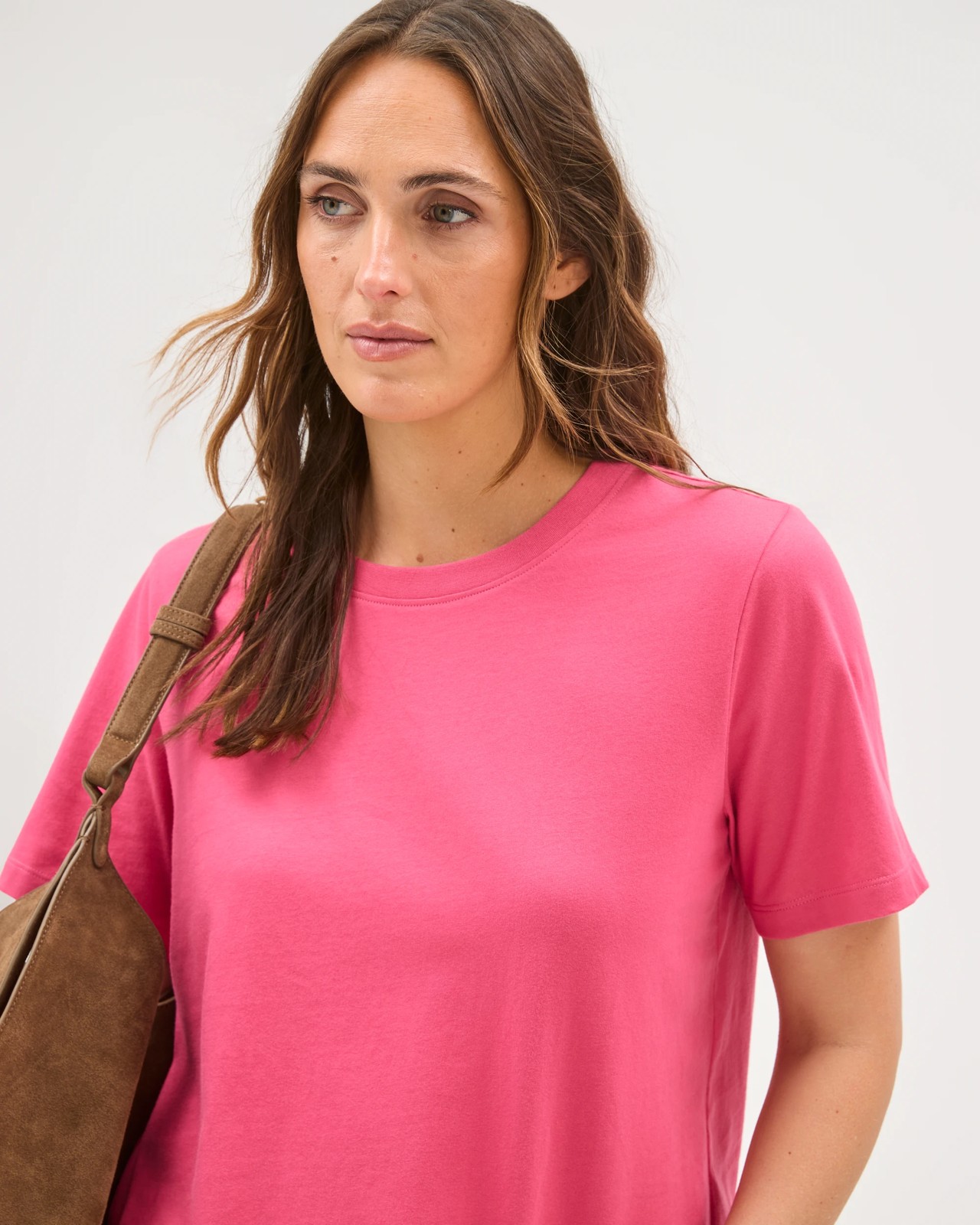 Australian Cotton Classic T-Shirt - Deep Pink 3 of 5