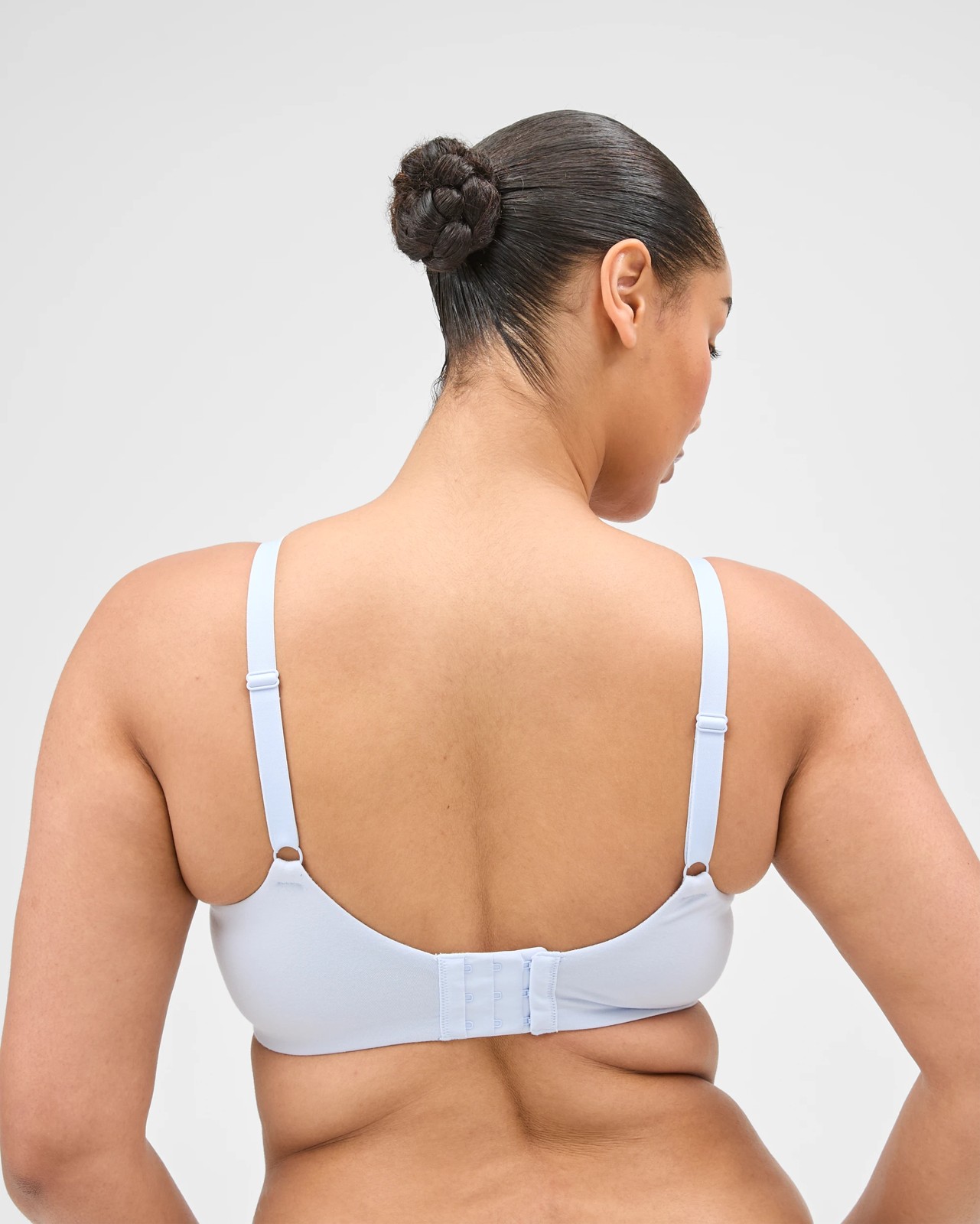 Australian Cotton Blend Fuller Figure Pippa Soft Cup Bra - Heather 3 of 3