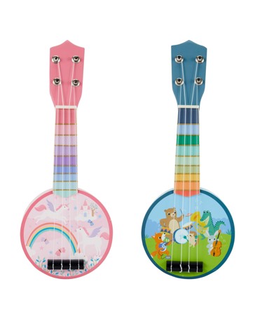 Anko Wooden Banjo - Assorted