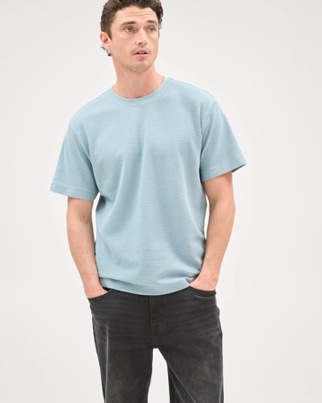 Australian Cotton Fashion Textured T-Shirt