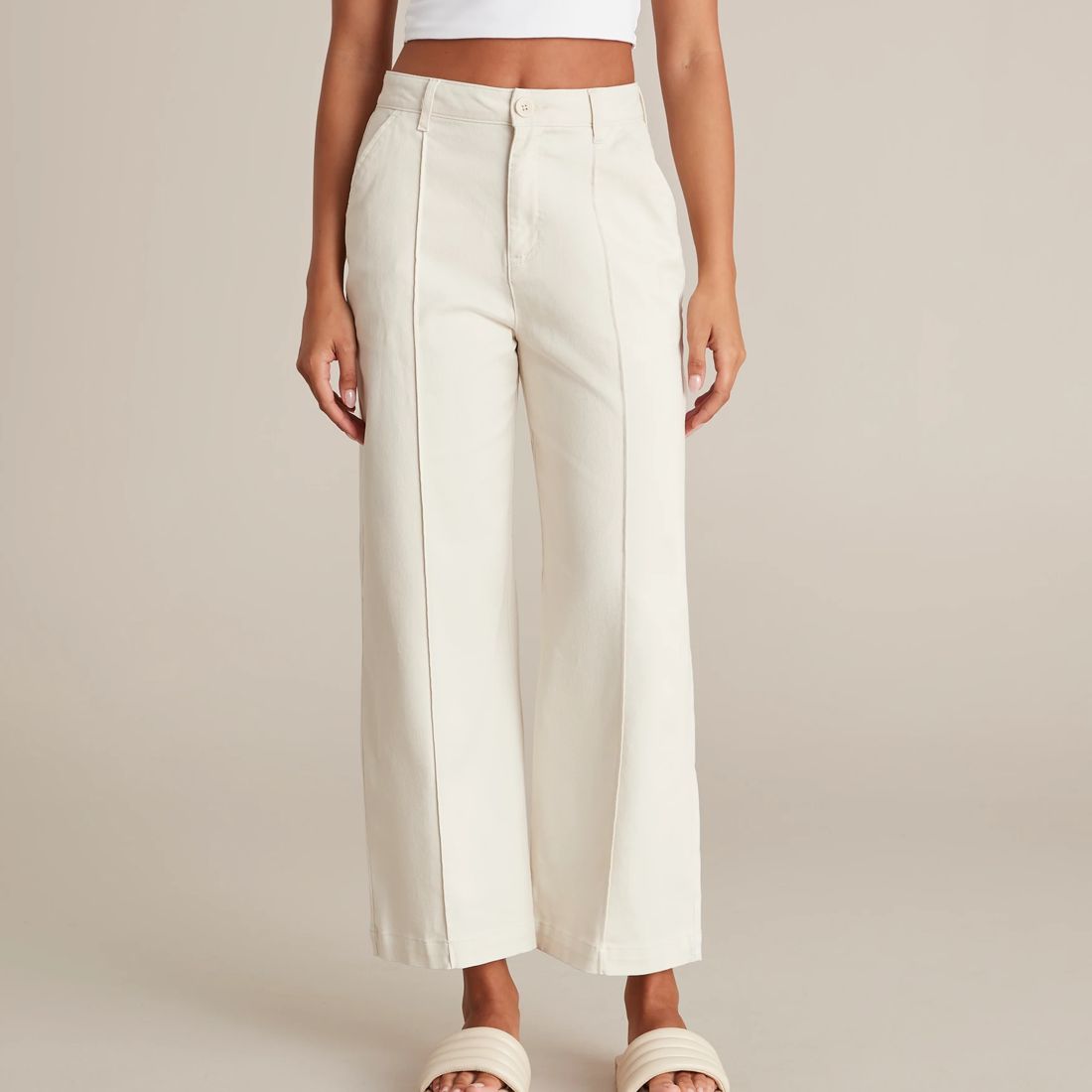 Lily Loves Wide Leg Crop Pintuck Pants | Target Australia